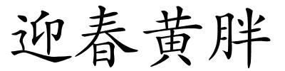 迎春黄胖的解释