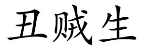 丑贼生的解释