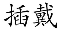 插戴的解释