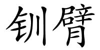 钏臂的解释