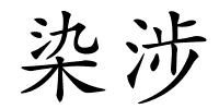 染涉的解释