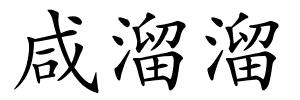 咸溜溜的解释