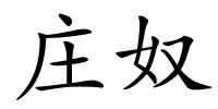庄奴的解释