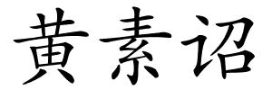 黄素诏的解释