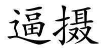 逼摄的解释