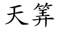 天筭的解释