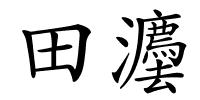 田灋的解释