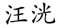汪洸的解释