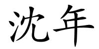 沈年的解释