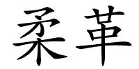 柔革的解释