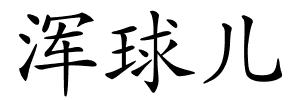 浑球儿的解释
