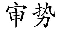 审势的解释