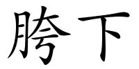 胯下的解释