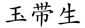 玉带生的解释