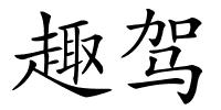 趣驾的解释