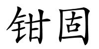 钳固的解释