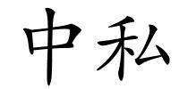 中私的解释