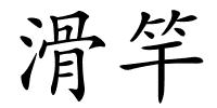 滑竿的解释