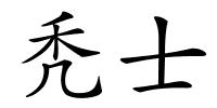 秃士的解释