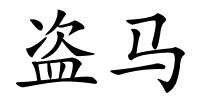 盗马的解释