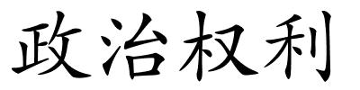 政治权利的解释