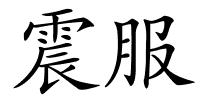 震服的解释