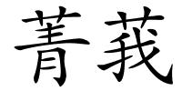 菁莪的解释