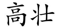 高壮的解释