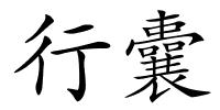 行囊的解释