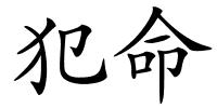 犯命的解释