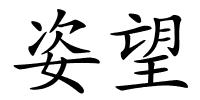 姿望的解释