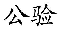 公验的解释