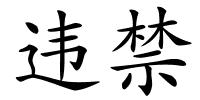 违禁的解释