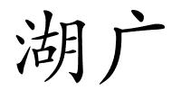 湖广的解释