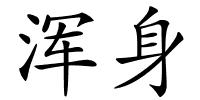 浑身的解释