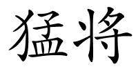 猛将的解释