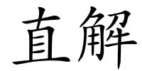 直解的解释