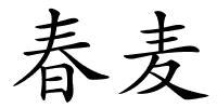 春麦的解释