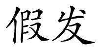 假发的解释