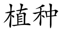 植种的解释