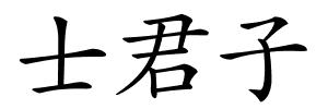 士君子的解释