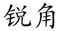 锐角的解释