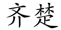 齐楚的解释