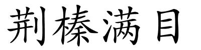 荆榛满目的解释