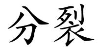 分裂的解释