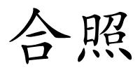 合照的解释