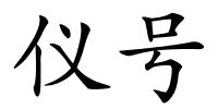 仪号的解释