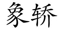 象轿的解释