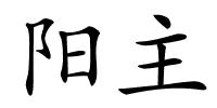 阳主的解释