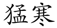 猛寒的解释
